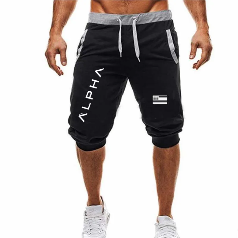 Брендовые новые мужские шорты для спортзала бег трусцой спортивные фитнес спортивные брюки мужские тренировки бренд до колен короткие брюки
