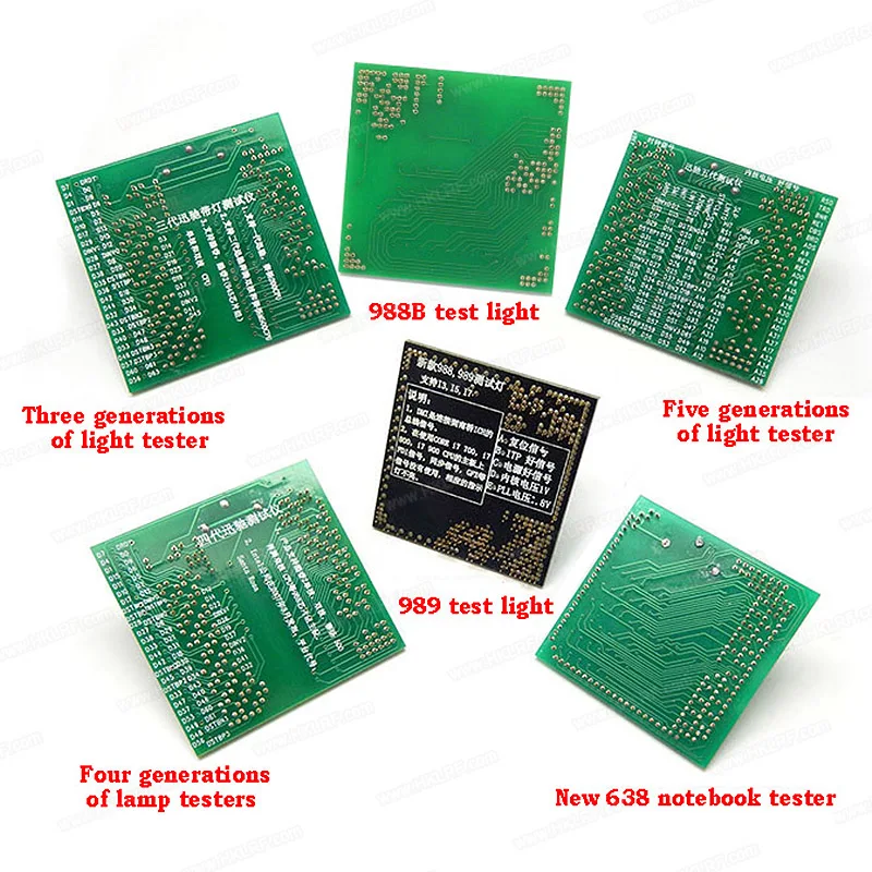 

FULL SET OF CPU SOCKET TESTER FOR LAPTOP