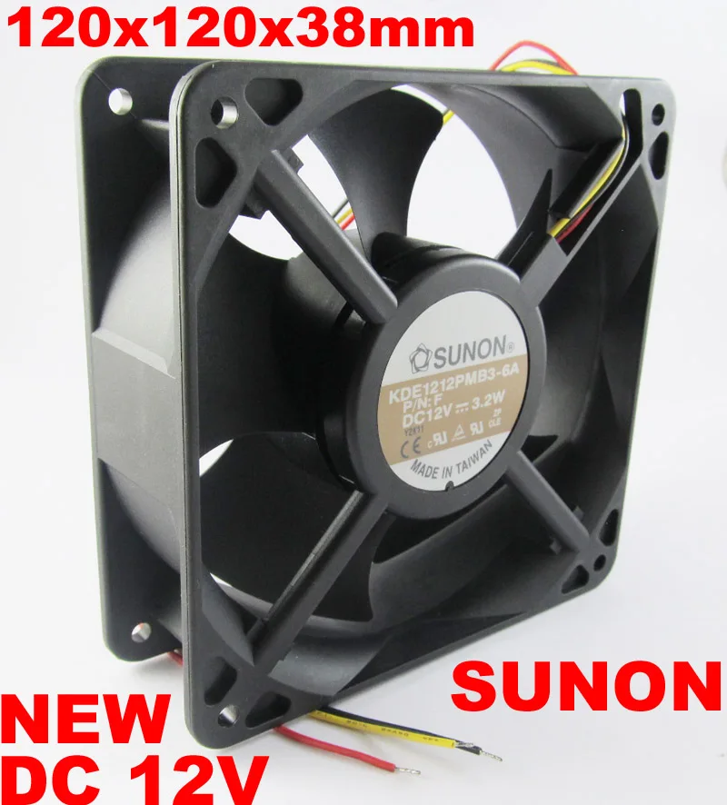 

1 шт., двухшариковый подшипник Sunon 120 мм x 38 мм