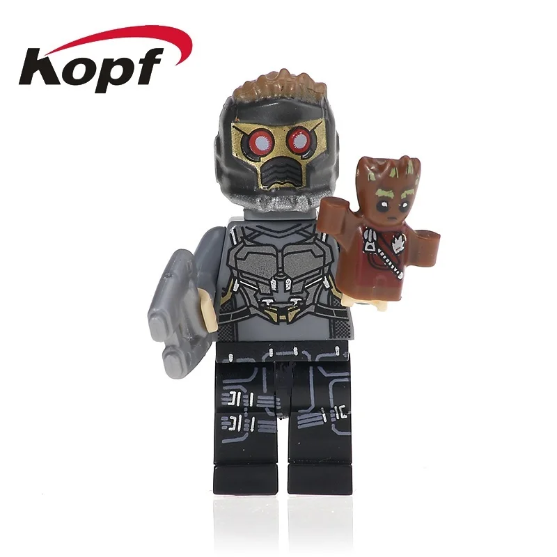 Одиночная персонаж строительные блоки Mantis Gamora Star-Lord Дракс Разрушитель кирпичи Фигурки Игрушка-подарок для детей PG158