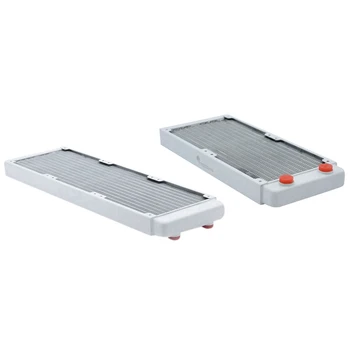 

FREEZEMOD 2 Set Computer Pc Water Cooler Paint White Color Copper Cpu Heat Sink, TSRP-WP240 240Mm & TSRP-WP360 360Mm