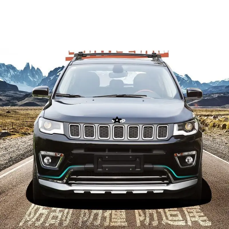 Automovil запчасти Модифицированная модификация аксессуар Стайлинг задний диффузор Тюнинг автомобиля Передние Губы бамперы 16 17 18 для JEEP Компас
