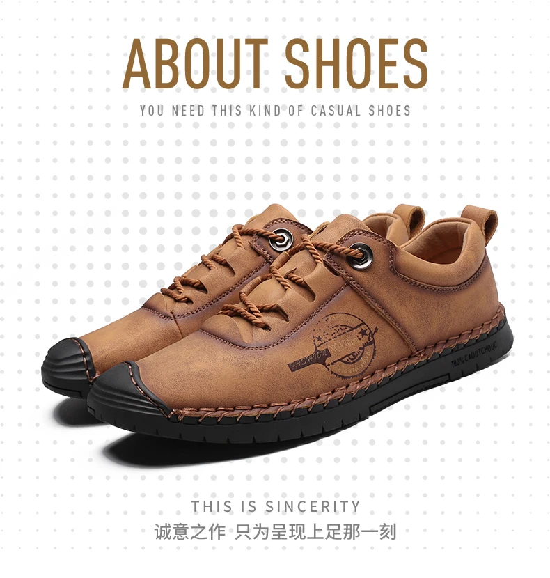 New Split Leather Men Casual Shoes Fashion Top Quality Driving Moccasins Slip On Loafers Men Flat Shoes Men's shoes