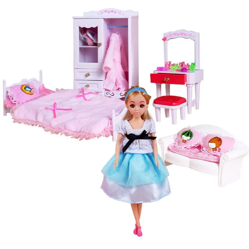 Toys H21b Dreamy Room Doll Replaceable Set 3-6-Year-Old GIRL'S Play House Birthday Gift Toy