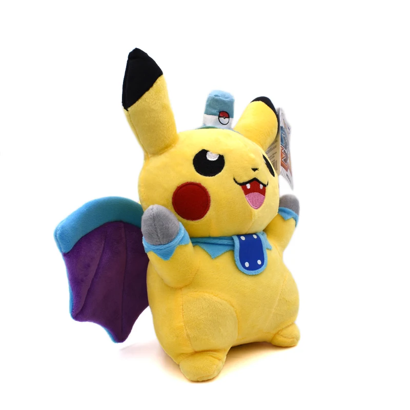 Takara Tomy Покемон плюшевое японское аниме PIKACHU косплей вампир 25 см кукла игрушки мягкие отличный подарок