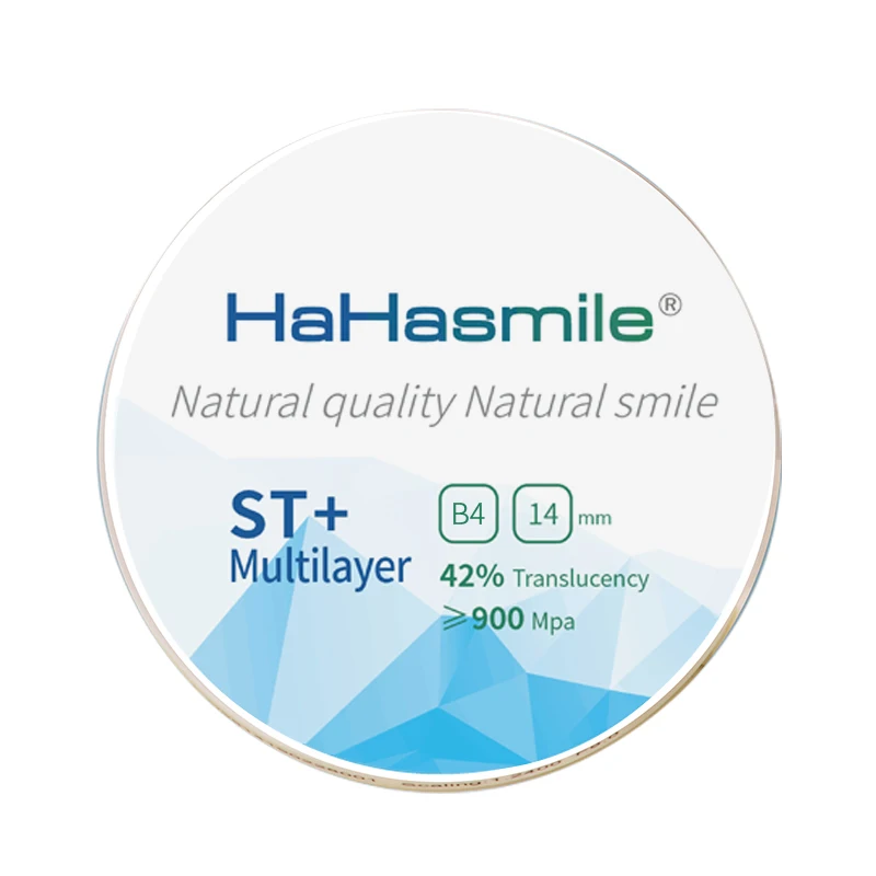 

98mm Zirconium Blocks B4 Color Gradient Dental Zirconium Block For Open CAD/CAM Machine ST+Multilayer Zirconia Blocks