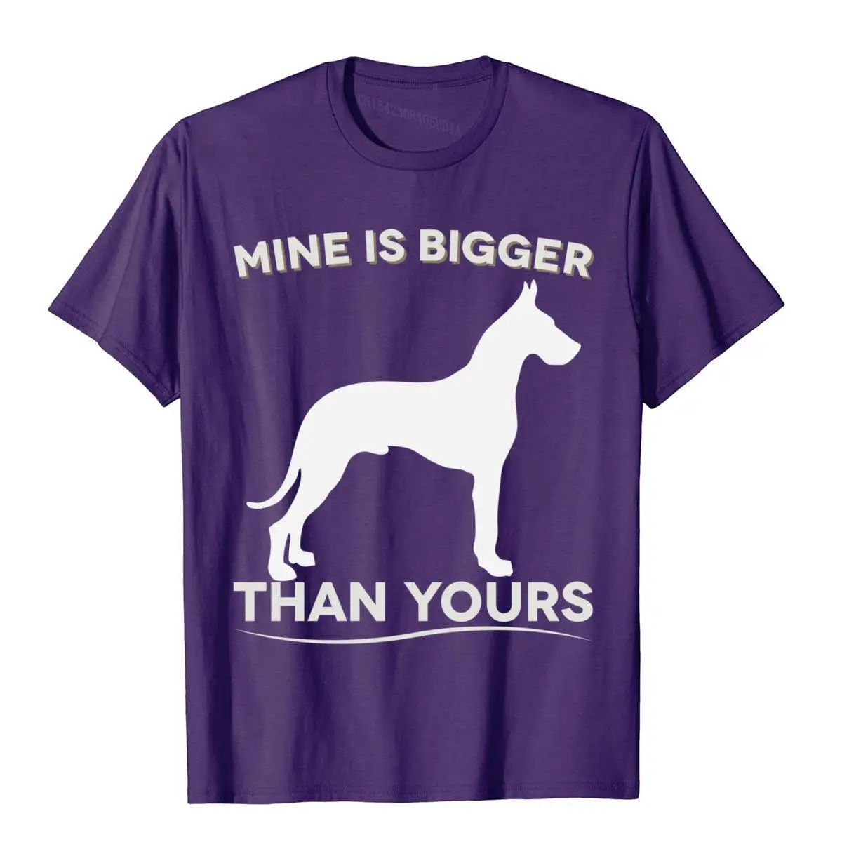 Mine Is Bigger Than Yours Funny Great Dane Pullover Hoodie__B10381purple