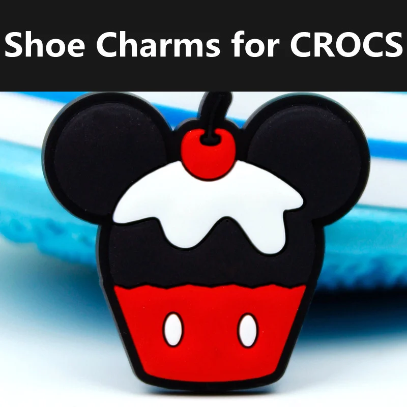 Disney Cartoon Animal Croc Charms Accessories Mickey Mouse PVC Shoe Decoration Elegance for Women Boys Friends Kids Gifts Badges