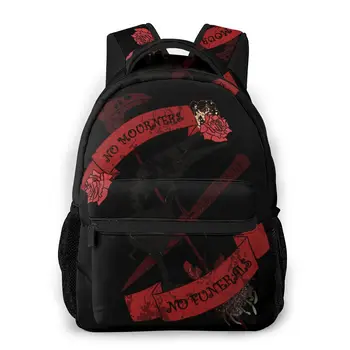 

No Mourners No Funerals Backpack for Girls Boys Travel Rucksack Kingdom Printing