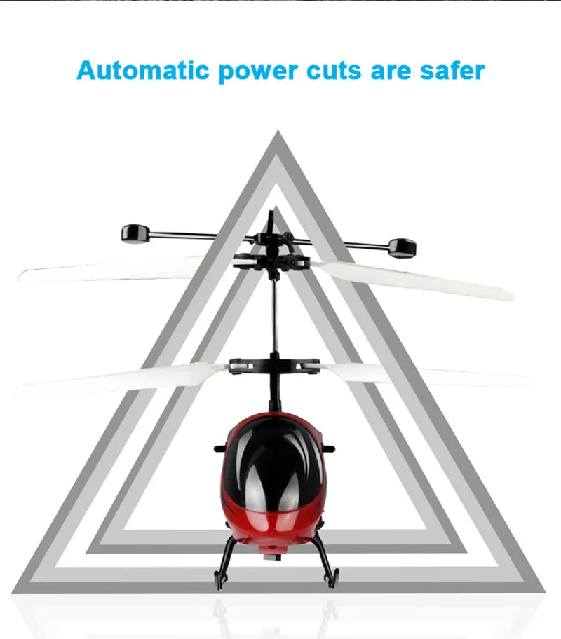 Мини-вертолет с дистанционным управлением, щеточный двигатель, Радиоуправляемый Дрон, летающий индукционный Квадрокоптер, инфракрасный датчик, вертолет, самолет, лучшие подарки