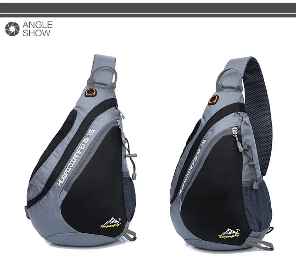 Women and Men Outdoor Backpack Shoulder Diagonal Chest Bag Sport Running Hiking Riding Sports Bag Hiking Travel Camping Backpack