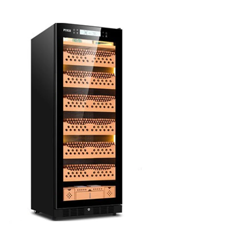 

Fuke FK - 168C3 Cigar Cabinet Intelligent Constant Temperature and Humidity Wooden Shelf, Home Office Cigar Cabinet