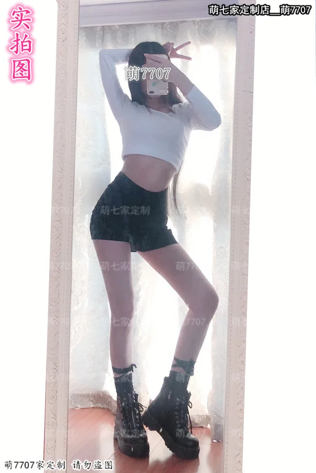 Kpop韓国の有名人スリム夏新白綿長袖ベストtシャツトップス 黒スリムハイウエストショートパンツ女性2個セット レディースセット Aliexpress