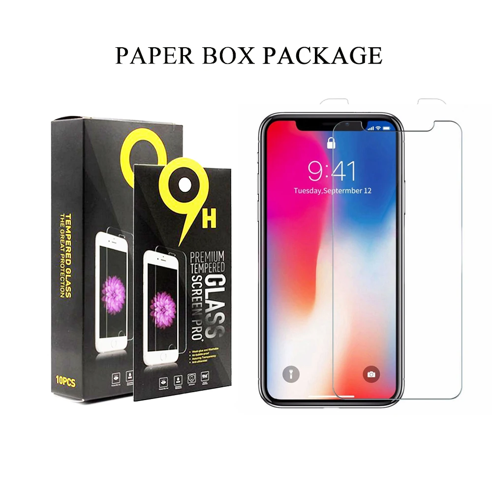 20 шт 9H для iphone x XS Max XS XR Закаленное стекло Защитная пленка 2.5D не полное покрытие экрана