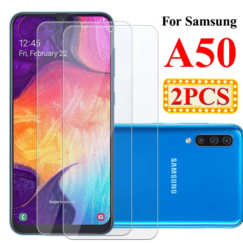 2 шт Galaxy A50 закаленное стекло для samsung A 50 бронированный защитный Samsyng экран протектор Galaxy ya50 Tremp экран протектор