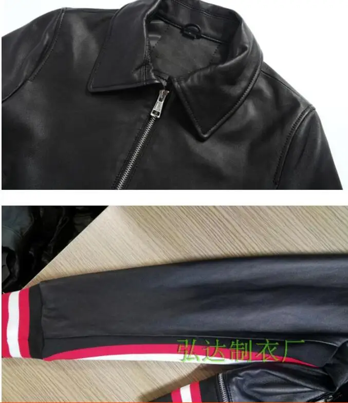 Женское пальто из натурального меха, Женская куртка из натуральной кожи, осенне-зимнее пальто из овчины, женская одежда, корейские винтажные топы, ZT4145