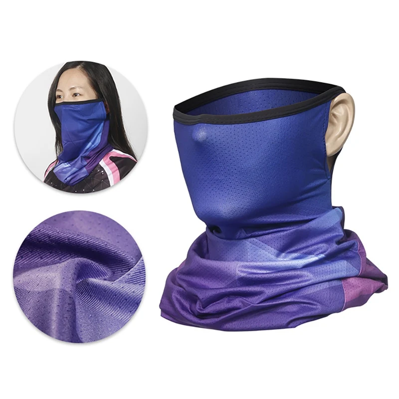A11 Face Mask Scarf, Women Men Sunshade Dust-proof Ice Silk Neck Protection Summer Outdoor Cycling Fitness Women Men\'s Sportswear - Цвет: A11