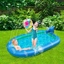 Rectangular Inflatable Swimming Pool Paddling Pool Bathing Tub Outdoor Summer Garden Ocean Ball Sand Swimming Pool For Kids#g4