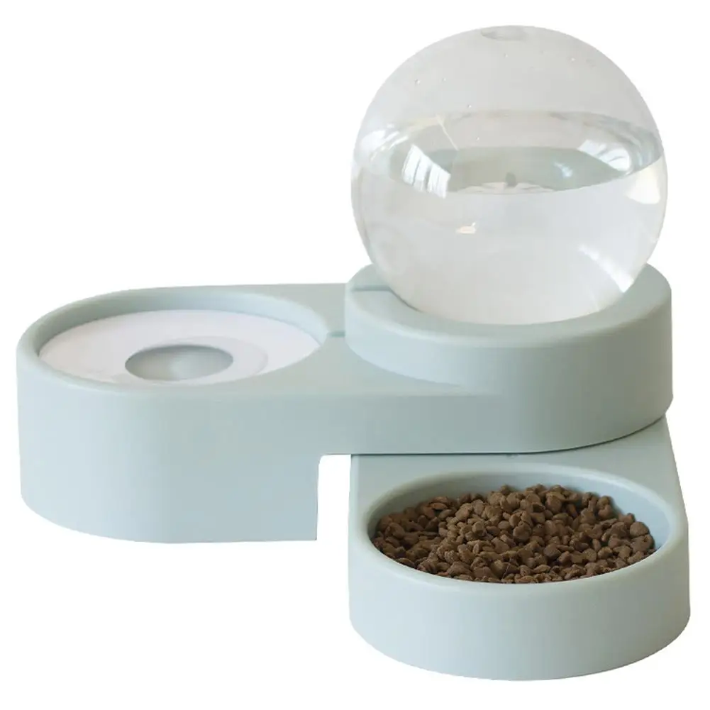 1.8L пузырьковый корм для кошек, автоматическая кормушка для домашних животных, съемные миски для не мокрого рта, диспенсер для воды для кошек и собак, принадлежности для кормления домашних животных