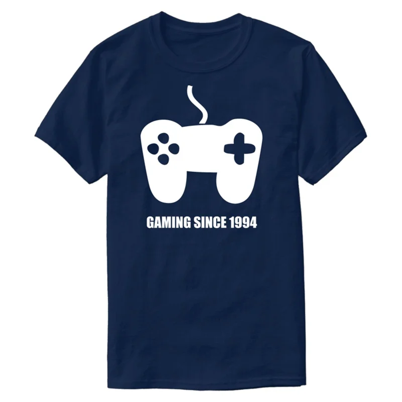 

Print Controller Gaming Gambler Gamer Gift Retro 1995 Tshirt For Men Hipster Hilarious Round Collar Female Men T Shirts