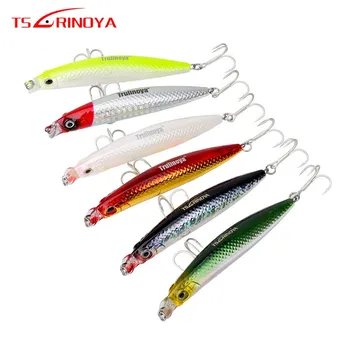 

TSURINOYA Minnow 3Pcs Fishing Lure 90mm 10g Fishing Baits 6 Colors Artificial Para Pesca Wobblers Leurre Peche