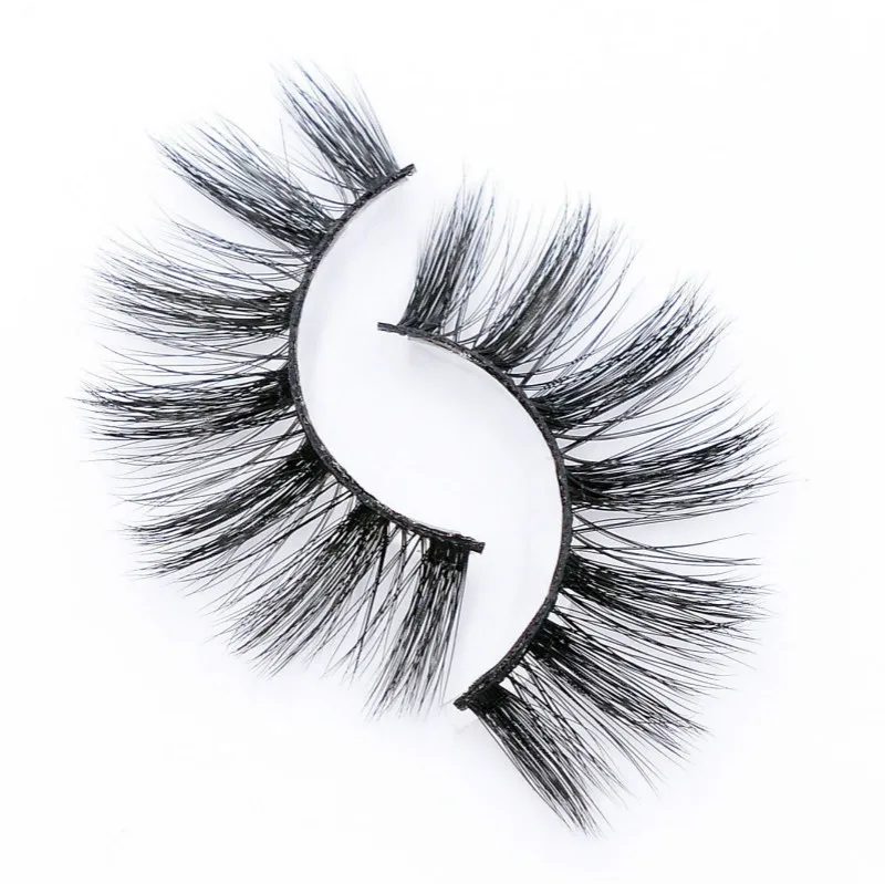 

Makeup Handmade 3D Eyelashes 1 Pairs Natural Long Eyelash Wispy Fluffy Lashes Reusable False Eyelashes Extension Tool