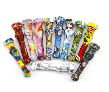 

10pieces collector SiliconeSet Concentrated Flue Gas Tube with GR2 Titanium Tip Silicone Mini NC Silicone Honey Straw