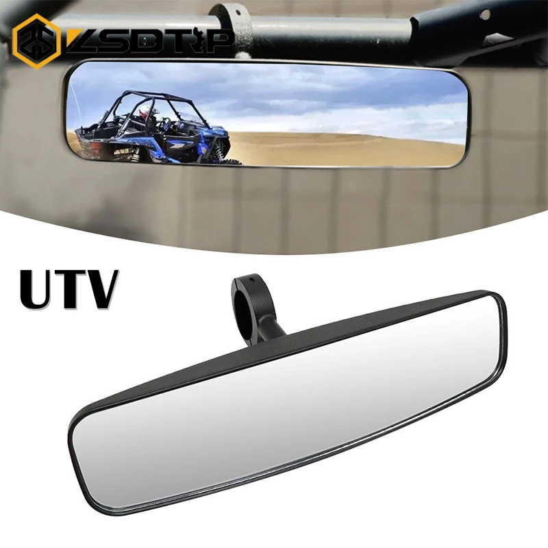 ZSDTRP 1,7" Универсальный ATV/UTV заднего вида гонки центральное зеркало внедорожный широкий вид регулируемый