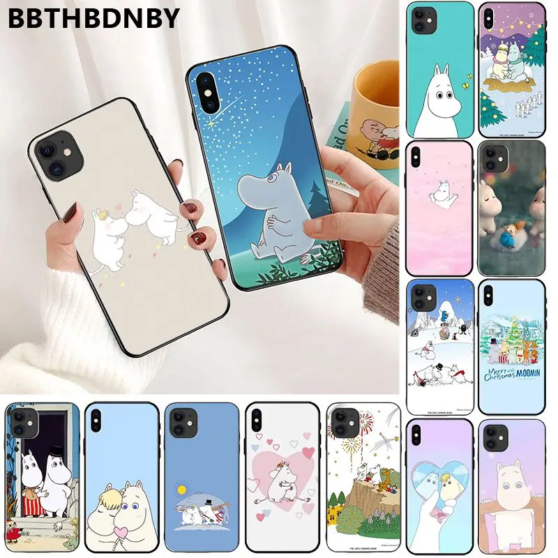 Чехол для телефона Бегемот Муми-Тролль милые животные DIY роскошный