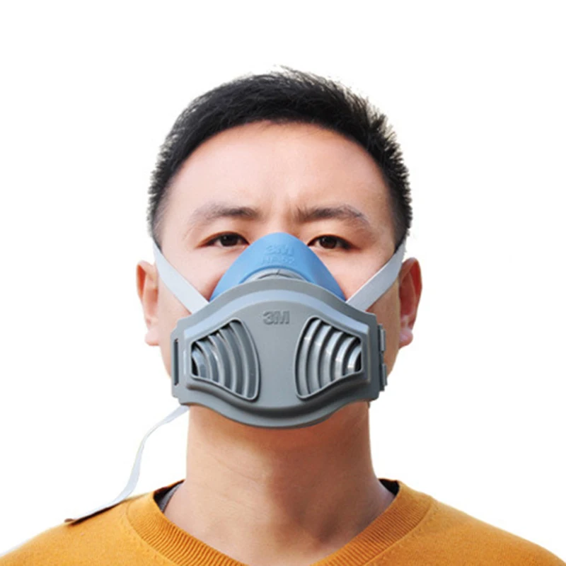 

Silicone Anti-Dust Mask Face Masks with Filter Pads Dust Protector Air Purifying VH99
