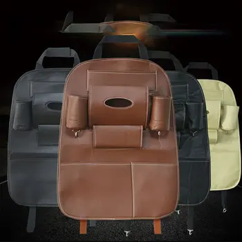 

Leather Back Storage Bag Car Storage Bag Car Storage Box Back Pocket