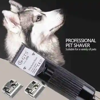 

Black Heavy Duty Shaver Pet Hair Trimming Grooming Electrical Trimmer Clipper Dog Cat Razor Cutter Detachable Quiet Haircut Tool