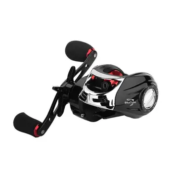 

Fishing Reels Lure Low Profile Baitcasting Fishing Reel Right Hand 7.2:1 Line Spool Fish Reels Metal Wire Cup Anti-skid Handle1