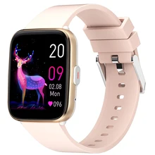 

2022 New Women Smart Watch Men 1.69" Color Screen Full Touch Fitness Tracker Bluetooth Call Smart Clock Ladies Smartwatch Women