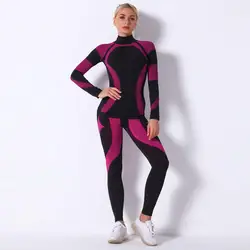 Women Thermal Underwear Suit Spring Autumn Winter Quick Dry Thermo Sporting Underwear Sets Female Fitness Gymming Long Johns