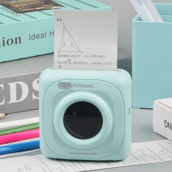 

Mini Portable Thermal Printer Photo Pocket Photo 300dpi Printing With 1Roller Paper Wireless Bluetooth Student Printers School