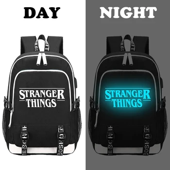 

Stranger Things 3 Multifunction USB Charge School Bags Students Boys Girls Rucksack Laptop Backpack for Teenagers Travel Mochila
