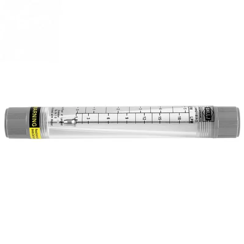 Water Flow Meter Meter Tube Type Meter for Liquid Pipeline Flowmeter 0.-GPM / 1.8-18 LPM Water