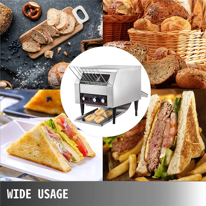 Horno tostador vertical para pan, equipo de procesamiento de alimentos, 2,6  kw, tipo de cadena comercial - AliExpress