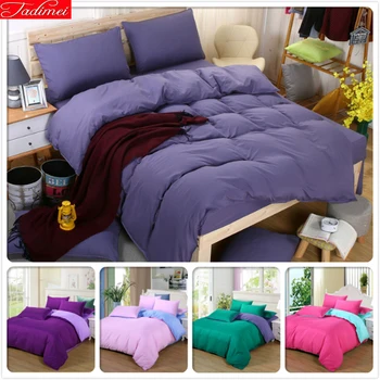 

4pcs Bedding Set 1.5m 1.8m 2.0m 2.2m Bed Flat Sheet Duvet Cover Pillowcase Beds Sets King Queen Double Size Bedlinens Bedclothes