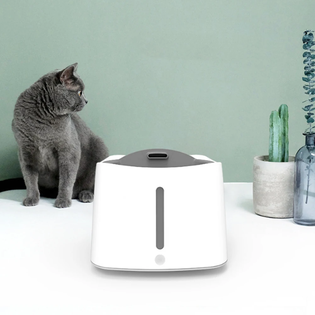 Large Capacity Infrared Induction Cat Smart Filter USB Charging Easy Clean Automatic Circulation Feeder Pet Water Dispenser