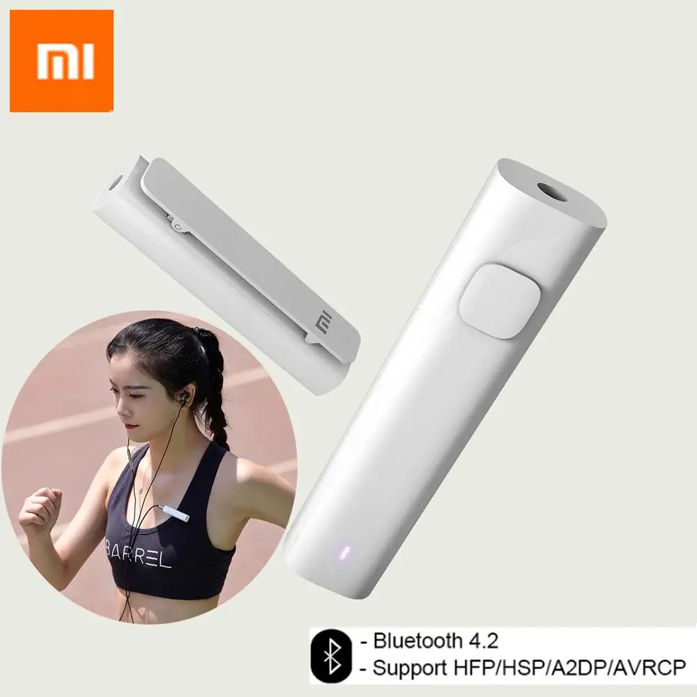 

Xiaomi Bluetooth 4.2 Audio Receiver Wireless Adapter 3.5mm Audio Music Car Kit Speaker Headphone Hands