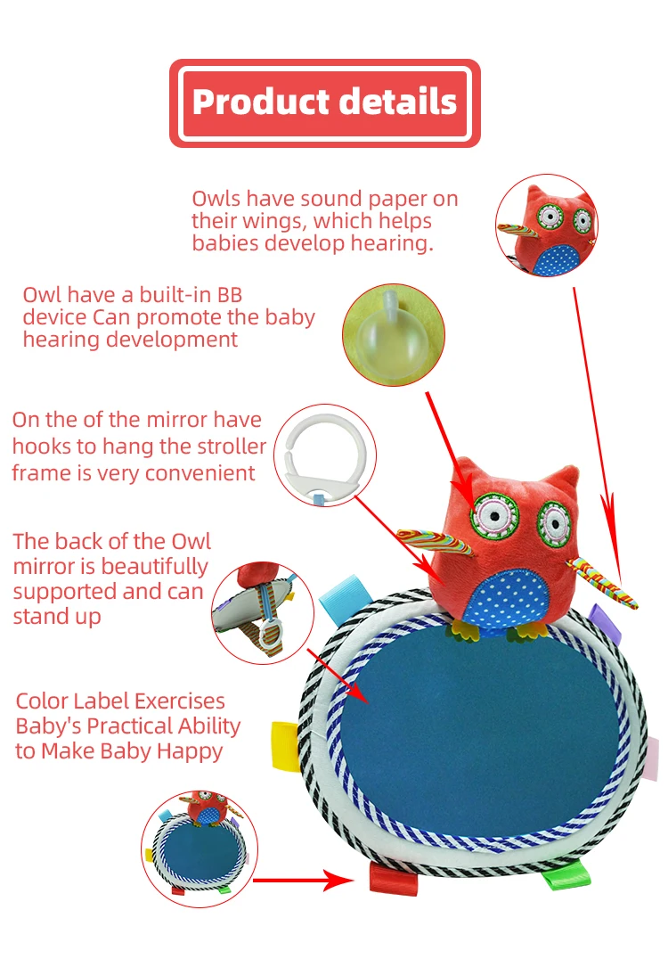 Baby s car mirror reverse installation interior view rear hardmirror safety seat rear view observation mirror toy baby safe