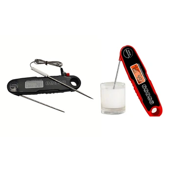 

Oven Meat Thermometer,Dual-Probe,Instant Reading,Alarm Function,Backlit Sn,Meat Cook,Outdoor Cooking Barbecue