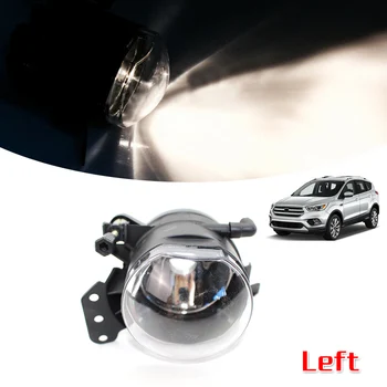 

Black Fog Lights Car 1 Pair Front Bumper Lamps W/ Blub Transparent Lens