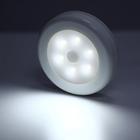 6 LED Night Light Motion Sensor Lamp Magnetic Wireless Detector Wall Lamps Auto On/Off Closet Hallway Wardrobe Cabinet Lights 3d night light Night Lights