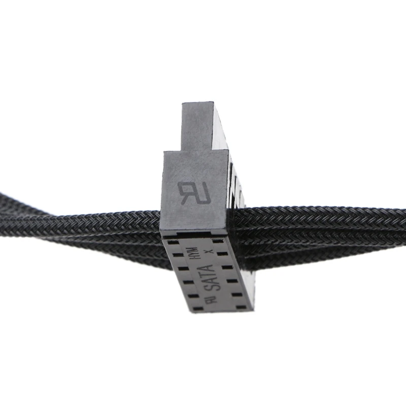 PC ATX 4Pin 4P IDE Molex to 4 SATA Serial ATA Кабель питания Шнур 18AWG провод