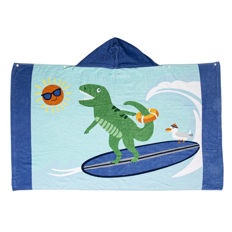 Bebê com Capuz Toalha de Banho Roupão de Banho Toalha de Praia Poncho Crianças Secagem Rápida Absorvente Microfibra Viagem Esportes