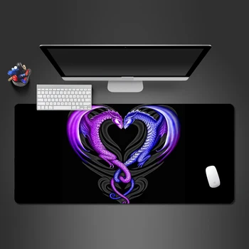 

Purple And Blue Dargon Mouse Pad Best Selling Rubber Domineering Gaming Computer Mouse Pad Computer Keyboard Mouse Mat To Gamer