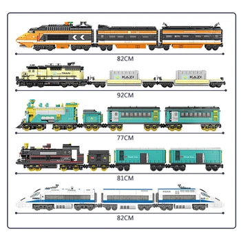 

Electric Power Track Train City Train Series Children Diy Assembling Building Blocks Toys